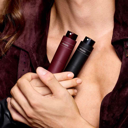 Étui à parfum de poche pour les recharges de parfum, Timeless Bordeaux - Jintashop