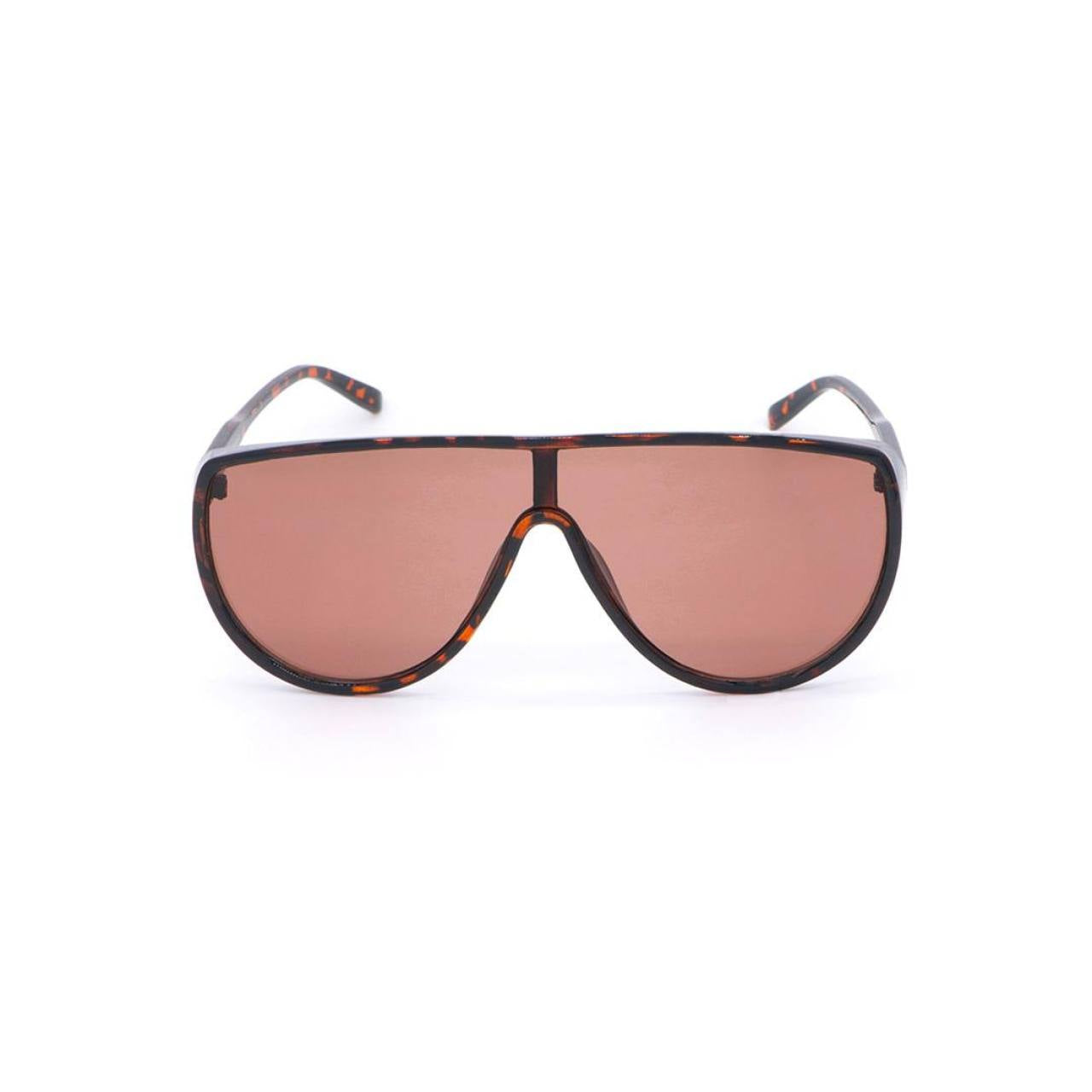 Lunettes de soleil homme femme LEBOWSKI KL0036 avec monture en écaille de tortue et verres marrons catégorie 3