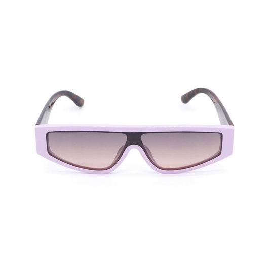 Lunettes de soleil homme femme TRAP PINK KL0044 avec monture lilas , des branches en écaille et lilas vers les extrémités, des verres aux nuances de gris à marron,catégorie 3