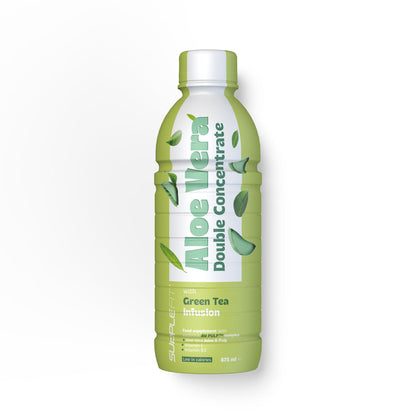ALOE VERA jus et pulpe (doublement concentrée) avec Thé Vert - Jintashop