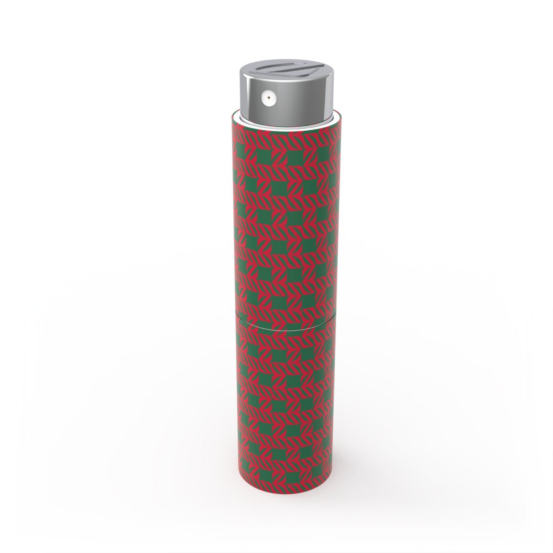 Étui à parfum de poche esthétique: Rouge et vert - Jintashop