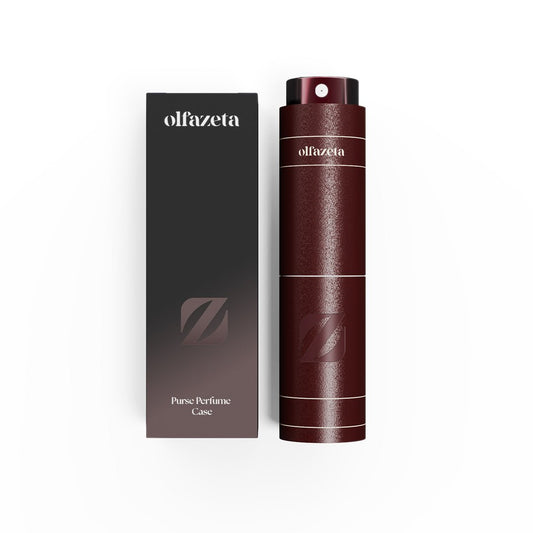 Étui à parfum de poche pour les recharges de parfum, Timeless Bordeaux - Jintashop