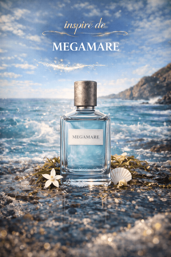 Extrait de parfum Mixte insp by Megamare de ORTO PARISI - Jintashop