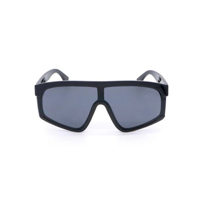 Lunettes de soleil homme femme EVEREST KL0032 – Monture noire, verres gris, UV catégorie 3 - Jintashop