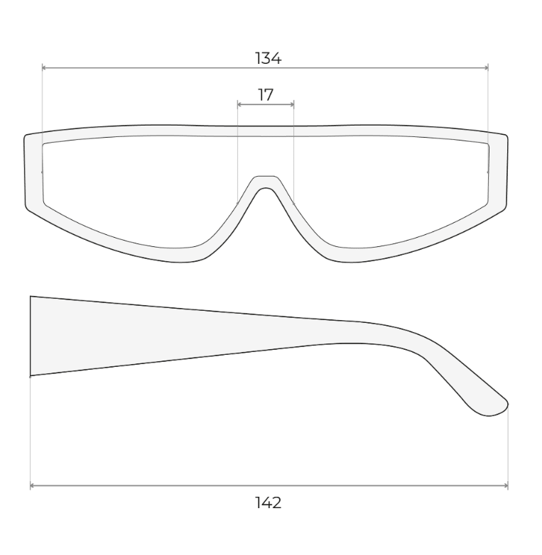 Lunettes de soleil unisexes TRAP KL0043 – monture noire brille, verres miroirs noirs, UV catégorie 3 - Jintashop
