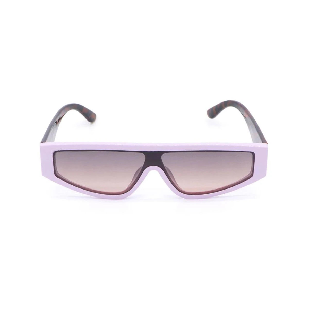 Lunettes de soleil unisexes TRAP KL0044 – monture lilas/écaille, verres gris à marron, UV catégorie 3 - Jintashop