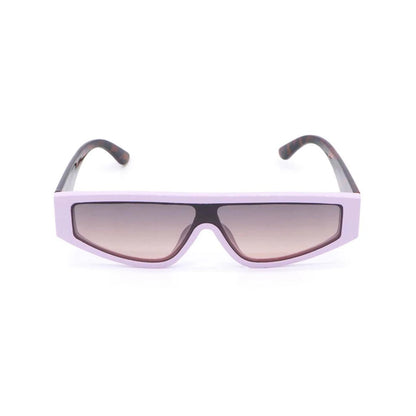 Lunettes de soleil unisexes TRAP KL0044 – monture lilas/écaille, verres gris à marron, UV catégorie 3 - Jintashop