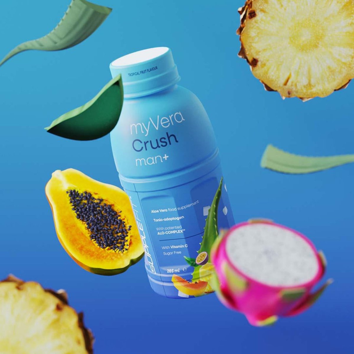 MYVERA CRUSH Man + | Complément alimentaire en 6 bouteilles (INTA003 - 06) - Jintashop